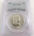 1956 Franklin Silver Half Dollar PCGS MS 64