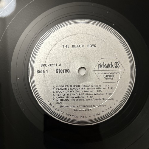 THE BEACH BOYS -COMPILATION - HITS Vinyl LP PICKWICK RECORDS - Picture 4 of 6