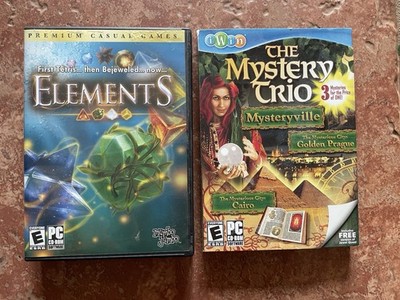 Vintage Video Game Lot. Elements (PC Game) And The Mystery Trio (PC Game)