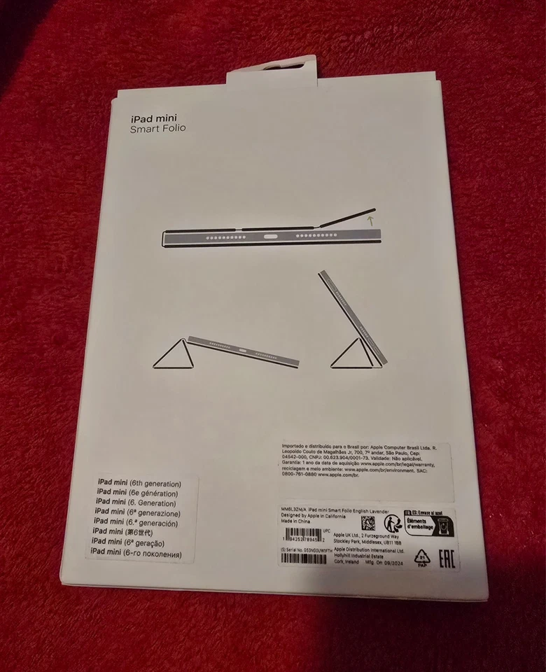 Apple iPad Mini Smart Folio (6th generation) Lavender - Image 2 of 4