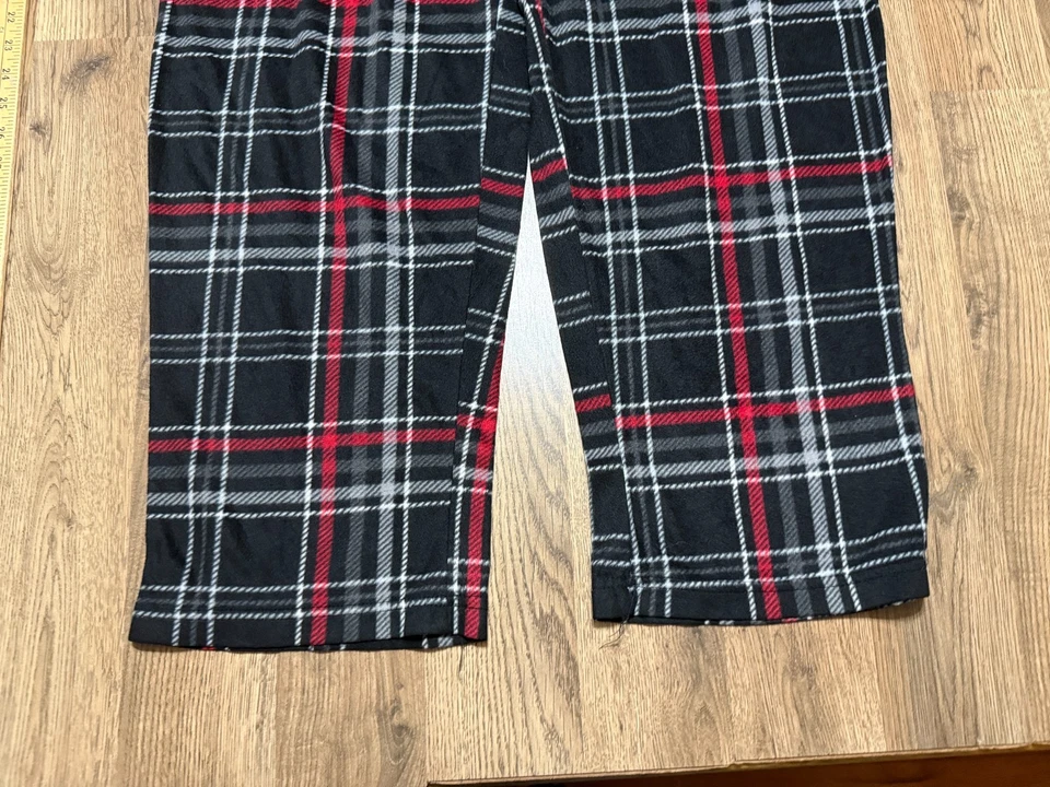 Pantalones Boxer Joe, Para Hombre Talla XL, Negro Blanco Rojo Ropa para Dormir Pantalones Corbata Cintura Foto 3 de 4