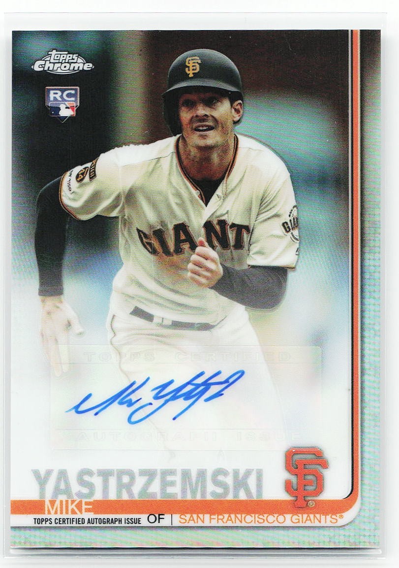 🔥 [AUTO RC] 2019 Topps Chrome Update #CUA-MY Mike Yastrzemski Autograph