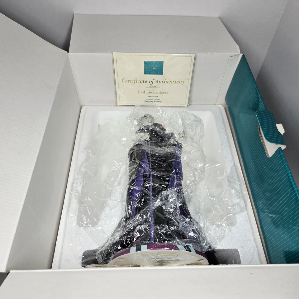 Figura 1999 Disney WDCC La Bella Durmiente Maléfica Evil Enchantress 40th LE Foto 2 de 4