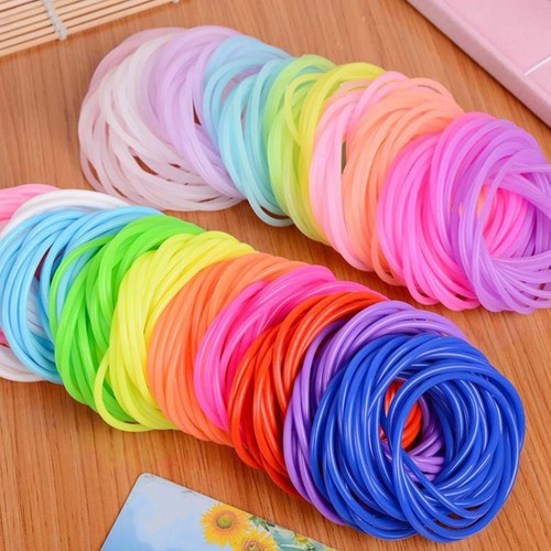 Pulsera luminosa de 50 piezas pulsera de colores para niños Miss - Imagen 5 de 11