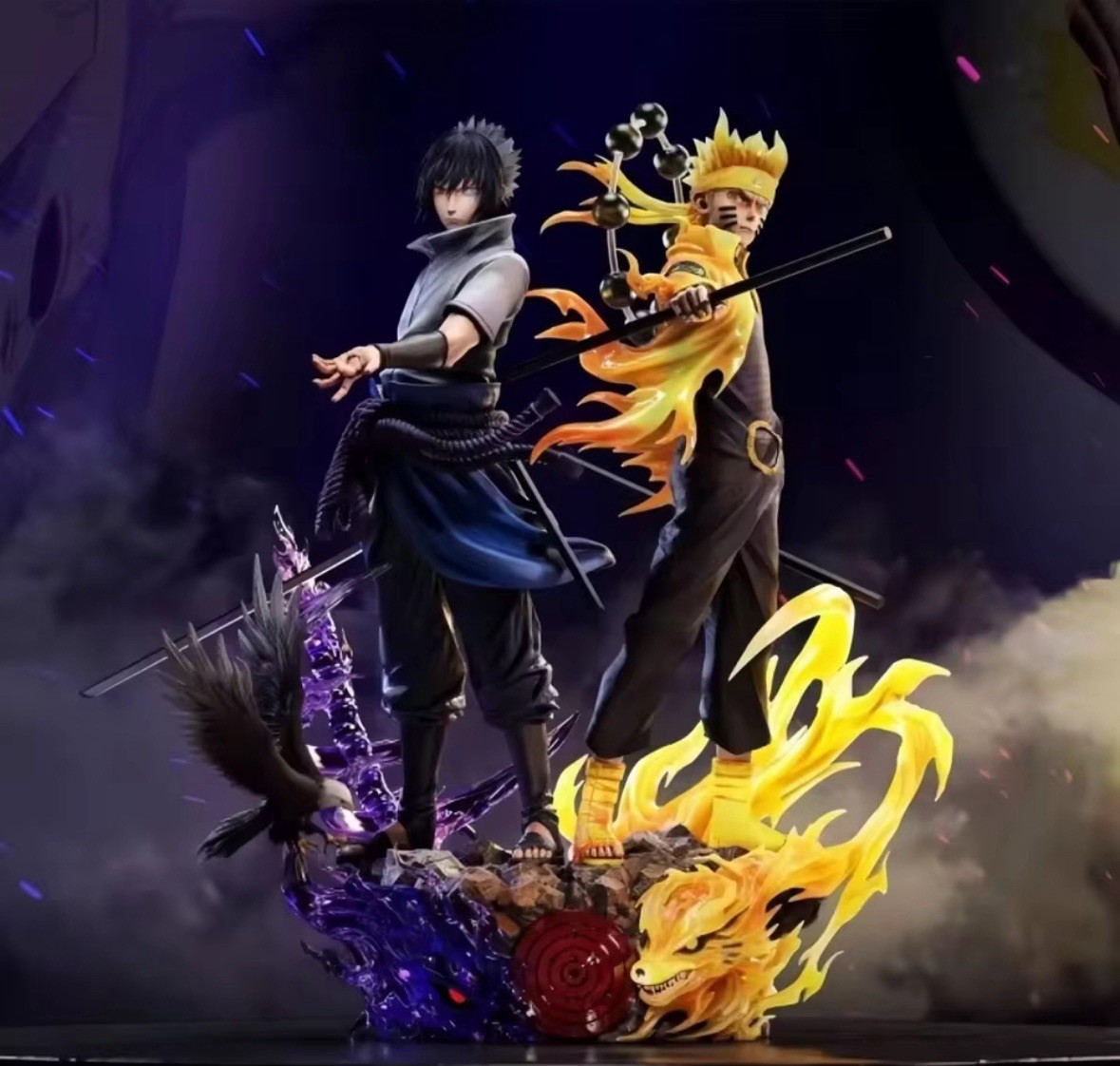 Action Figure Naruto E Sasuke 38 Cm Da Collezione!