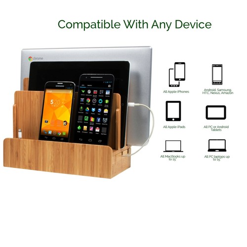 Great Useful Stuff G.U.S. Multi-Device Charging Station Dock & Organizer - Mu... - Picture 2 of 9
