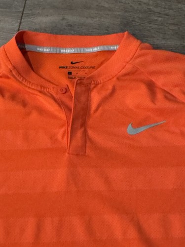 Herren Nike Golf Zonal Cooling Orange Large Shirt SS - Bild 6 von 6