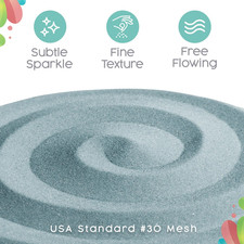 Capri Blue Unity Sand, 1 LB 16 oz , Colored Sand for Weddings, Vase Filler, ...