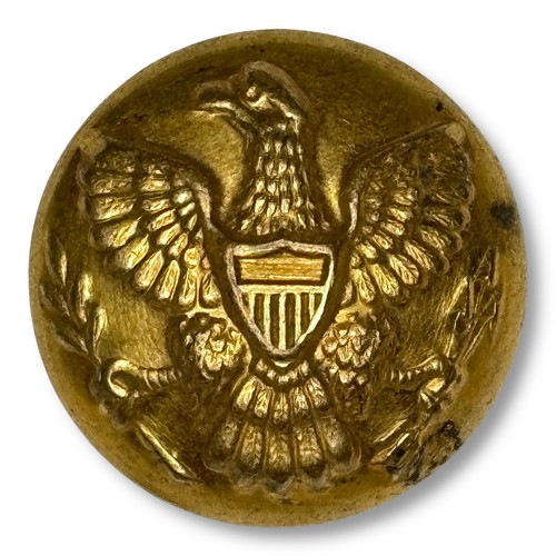 Post-1873 US Army Eagle General Service Messing Knopf Horstmann Philad Backmark - Bild 1 von 3