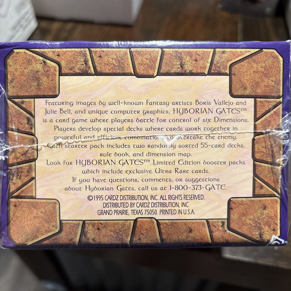Hyborian Gates Collectible Card Game Sealed Box 6 Limited Edition ...