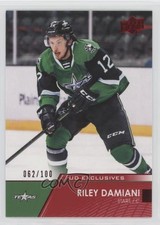 2021-22 Upper Deck AHL Exclusives 62/100 Riley Damiani #37 0b3