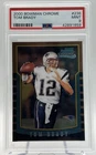 2000 Bowman Chrome #236 Tom Brady Rookie Card PSA 9 Mint Patriots RC