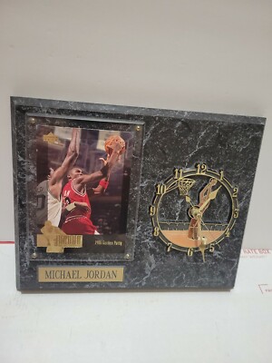 Vintage Michael JORDAN Upper Deck Card 1986 Garden Party 1983 Ramar Clock  Works