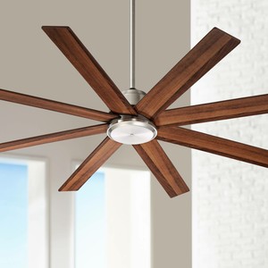 Details About 60 Modern Ceiling Fan With Remote Brushed Nickel For Living Room Kitchen