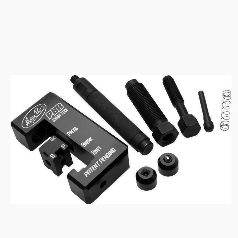 KIT DE HERRAMIENTAS INTERRUPTOR DE CADENA MOTION PRO PBR prensa remachado eslabón maestro motocicleta atv Foto 2 de 4