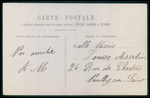 Juego de 6 postales de fotograbado francés masculino en WC humor arriesgado original antiguo 1910 - Imagen 7 de 7