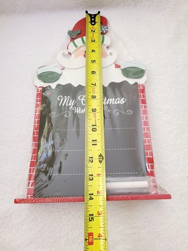 Santas Santa Claus My Christmas Wish List Chalkboard New - Picture 4 of 6