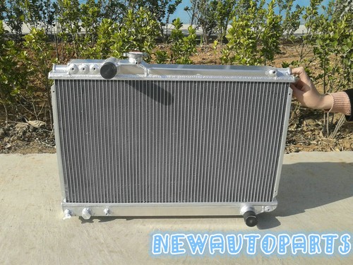 Aluminum Radiator For 1986-1992 Toyota Supra MK3 3.0 Turbo MT 87 1988 1989 1990 - Foto 2 di 6