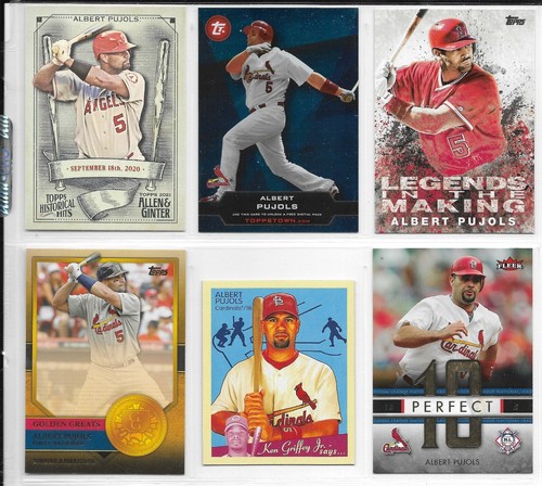HUGE ALBERT PUJOLS 95 CARD 80 DIFFERENT LOT a ANGELS CARDINALS + - Picture 2 of 2