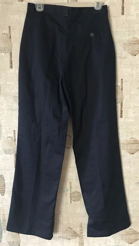 IZOD Navy Blue Pleated Front Khaki Chino Pants Boy’s Size 20R - Picture 6 of 9