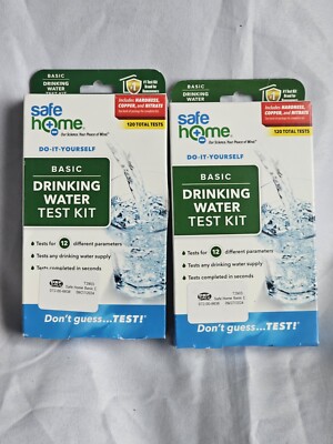 x2 Safe Home Basic Drinking Water Quality Test Check Kits  ︎ SEALED 