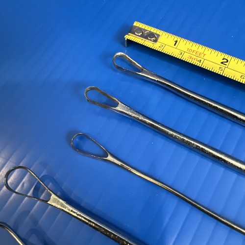 10 x Codman Sims & Thomas Uterine Curettes OB/GYN 23-5534, 23-5536, 23-5537 - Picture 2 of 13