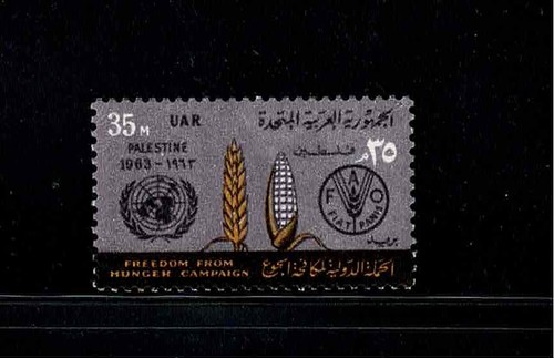 FREEDOM FROM HUNGER.FIRST DAY ISSUE ENVELOPE +COMPLETE SET CONSIST FROM 3 STAMPS - Picture 7 of 7