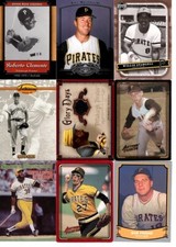 Lot of 9 Pittsburgh Pirates Legends Cards w/Bill Madlock Relic Card!