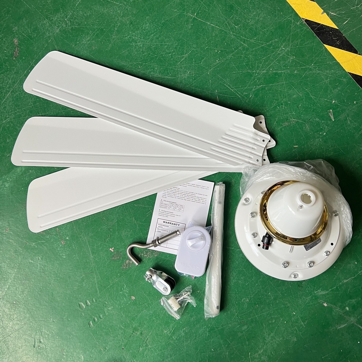 sun556⭐︎ Phantom 56 inch Brushed Nickel Ceiling Fan without Lights