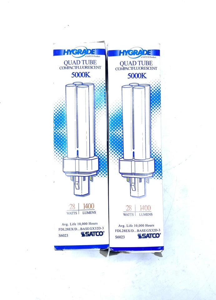 2. Satco S6023 FDL28EX/D/PLC 15mm 28W 2-Pin GX32d-3 T5 CFL 5000k Natural Light - Image 3 of 4