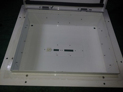 16 x 18 x 6 NEMA 4 Hoffman kundenspezifisches Flanschbefestigungsgehäuse (44975A-G2) - Bild 5 von 11
