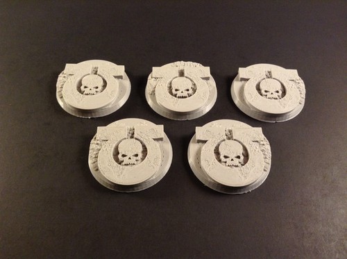 Custom Lot 3D gedruckte Ultramarines Basen 40mm(5) Warhammer 40k