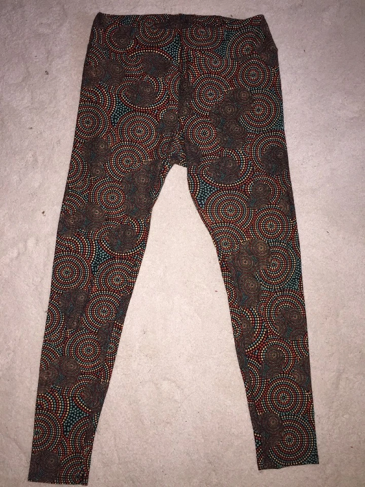 LULAROE TC TALL CURVY CIRCLES Espirógrafo Noria UNICORNIO MUJER LEGGINGS Foto 2 de 3