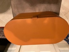 Dyson Airwrap Brown Leather Storage Case Hard Case Magnetic Clasp