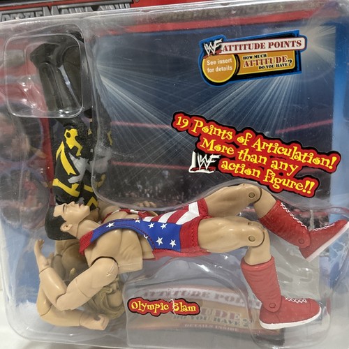 Jakks Pacific WWF WrestleMania XVII Finishing Moves Series 1 Jericho Kurt Angle - Picture 2 of 12