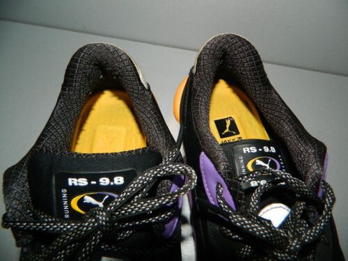 Puma RS-9.8 Gravity black purple orange trainers uk 8 eur 42 - Picture 10 of 12