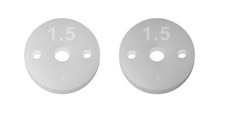 Team Associated - Factory Team 13mm Shock Pistons 2.5mm, 2x1.5, B6.4