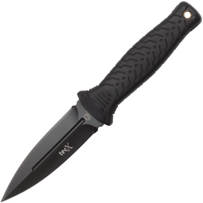 Case Cutlery Harley Davidson Tec X Black Handle Fixed Dagger Blade Knife 52162