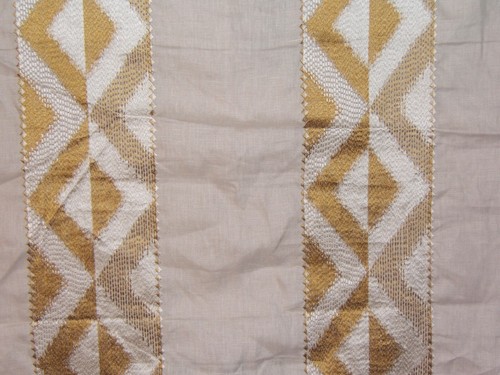 Kravet Couture, Ethnic Panel, Embroidered Novelty, 25.50" W X 37" L, Cl Saffron - Picture 3 of 3