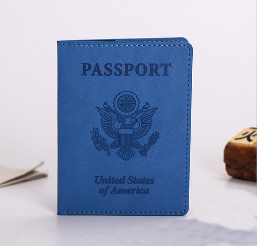 PU Passport Vaccine Card Passport Holder Travel Wallet Blocking Case Cover US - 第 10/22 張圖片