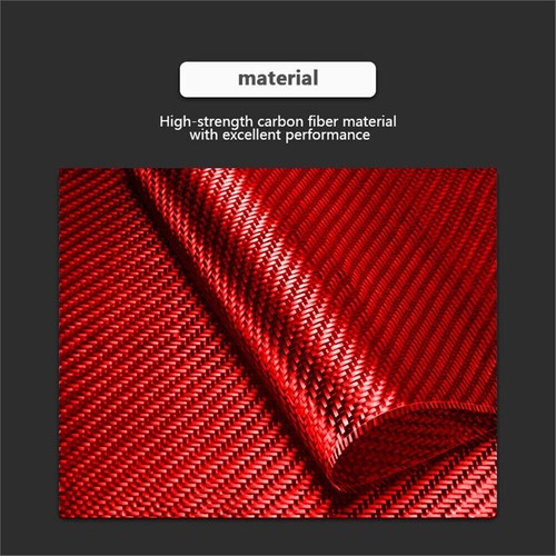 8Pcs Red Carbon Fiber Interior Door Panel Cover Trim For Chrysler 300 2011-2023 - Imagen 15 de 18