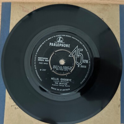 The Beatles Hello Goodbye b/w I am the Walrus 7'' UK 1967 1st Press PLAY TESTED