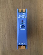 LUTZE DIN RAIL MOUNTABLE SWITCHING POWER SUPPLY, DRA18-24 A 