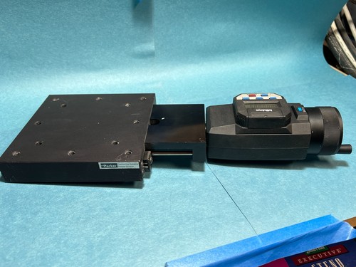 Parker 4412-DM 2" Linear Stage w/Mitutoyo 164-162 Digital Micrometer Actuator - Picture 6 of 8