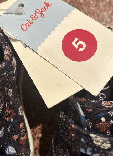 Toddler Parker Sneakers - Cat & Jack - Navy floral print - Size 5 - Picture 5 of 5