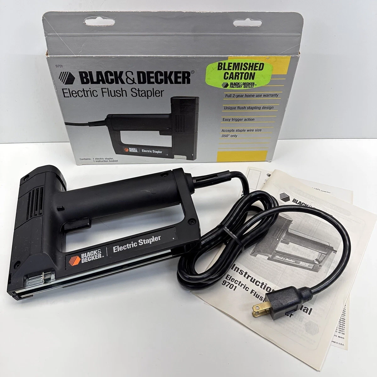 Black & decker electric on sale staple gun