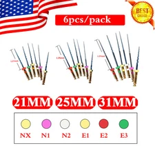 Endodontic Dental Root Canal NITI Files Rotary Endo Files 21/25/31MM SANDENT