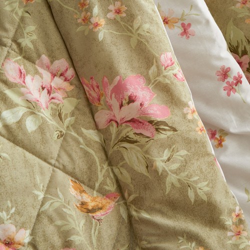 Bridgerton By Catherine Lansfield Penelope Floral Duvet Cover Bedding Set Green - Picture 10 of 50