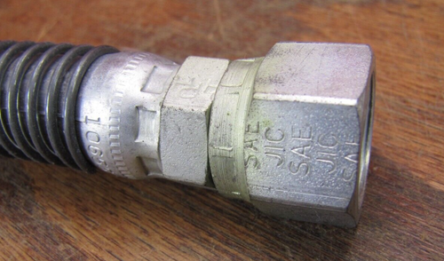 Clark 15" Hydraulic Hose Forklift Part 1322543 - Picture 3 of 7