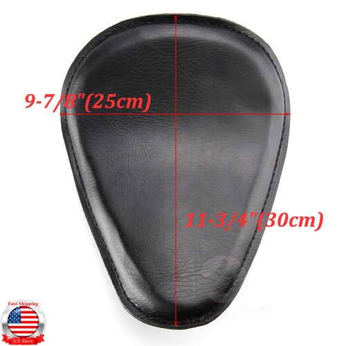 Asiento individual de resorte de motocicleta para Harley Sportster XL 883 1200 Bobber Chopper Dyna - Imagen 5 de 12